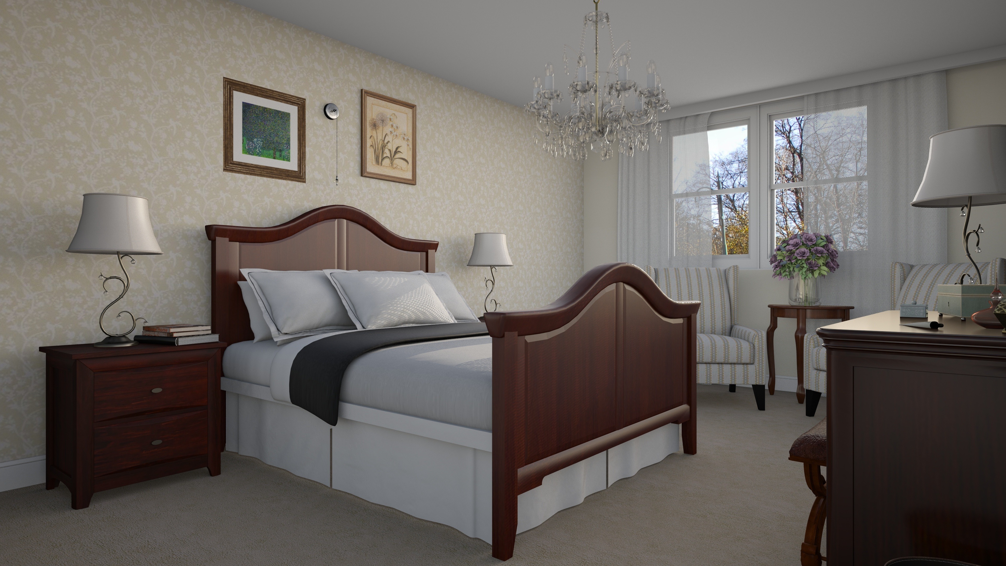 Model Bedroom large two bedroom apartments for seniors at riddle village Model Bedroom large two bedroom apartments for seniors at riddle village