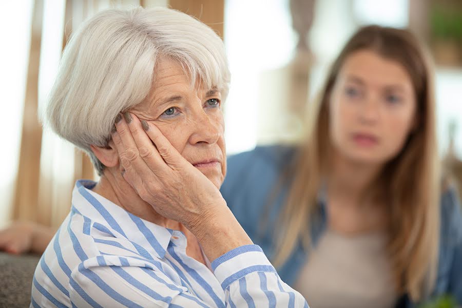 Managing Depression In Seniors During Fall: Tips For Family And Caregivers 2 an image representing depression and anxiety in seniors