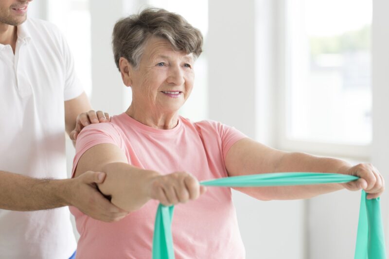 an image representing senior care rehab