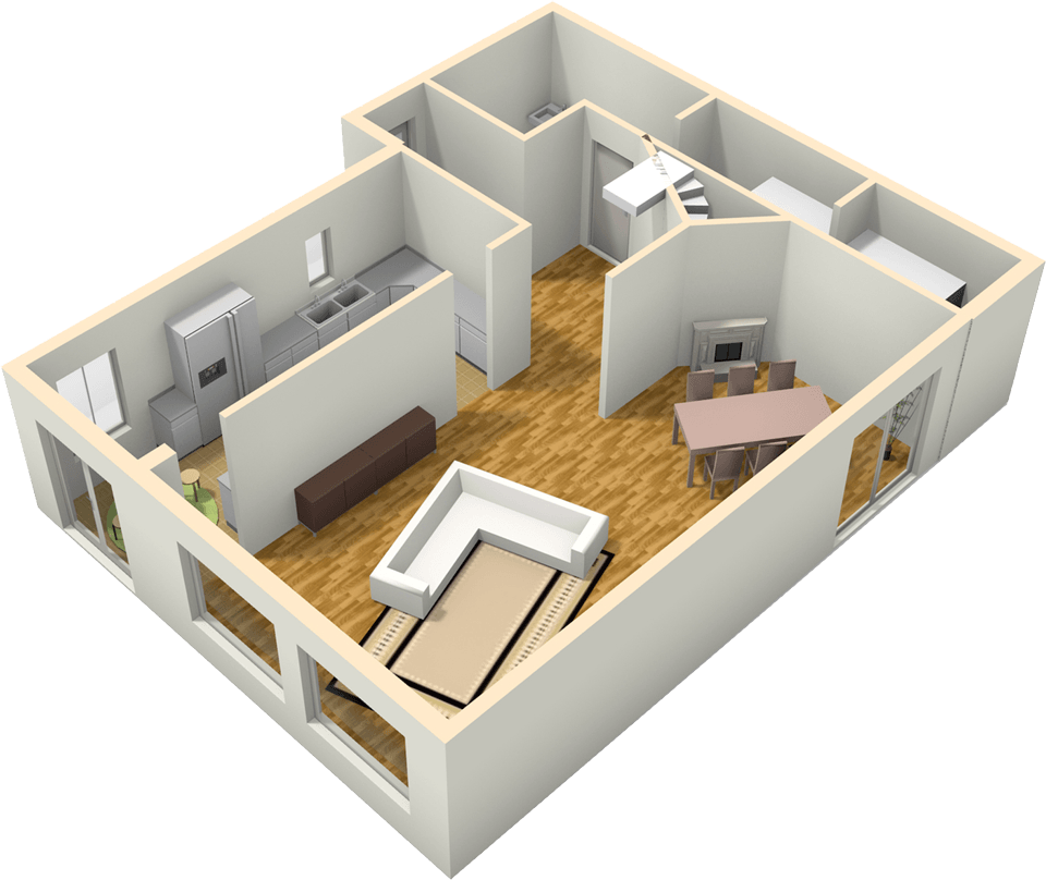 retirement apartment floorplan