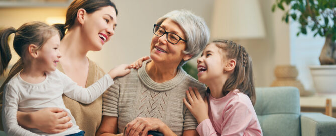 Ccrc, Life Plan, And Lifecare Communities: What’s The Difference And Which Is Right For You? 1 ccrc vs life plan community vs lifecare - featured image showing kids visiting their grandmother.