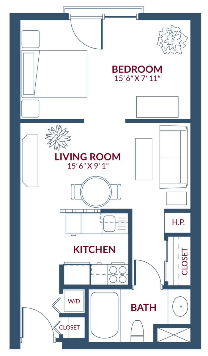 The Front Runner (Junior One Bedroom) Riddle Village