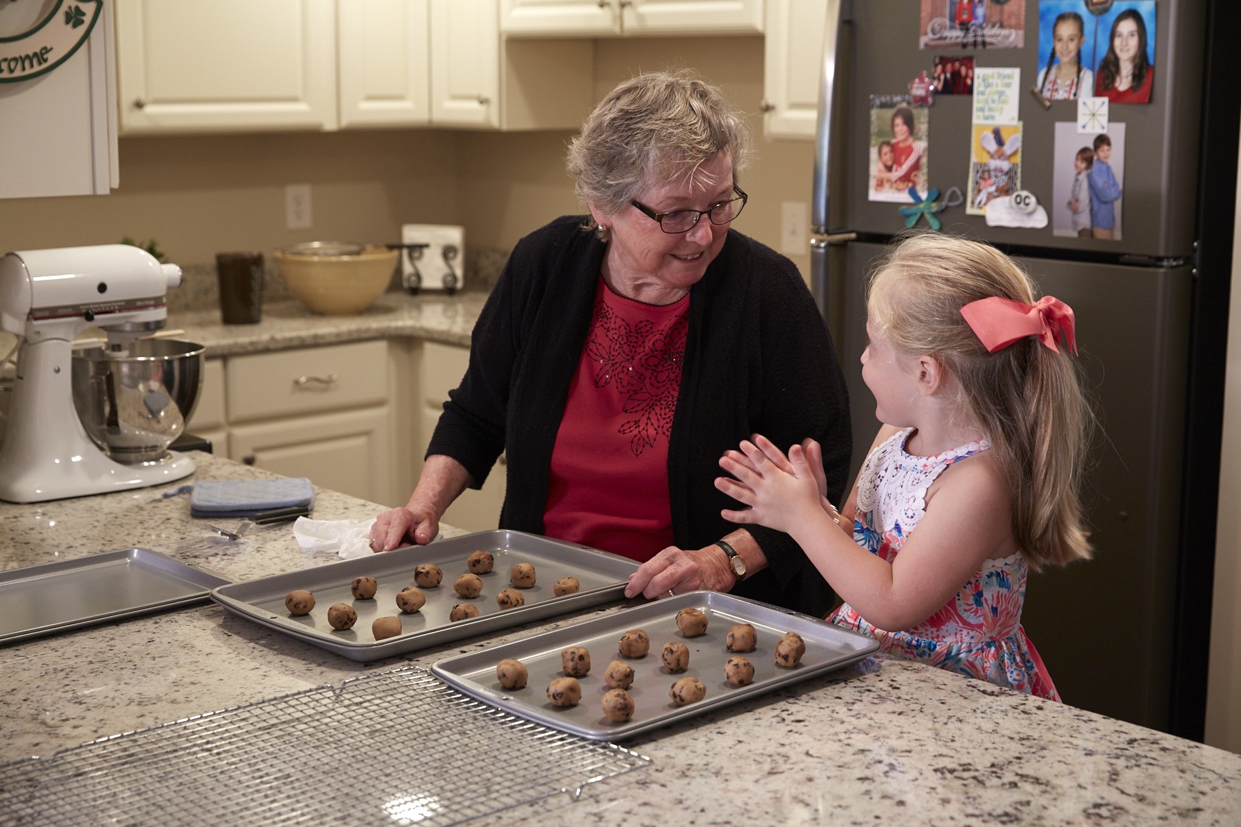 baking in the CCRC kitchen