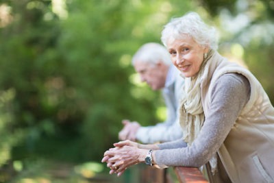 two senior citizens