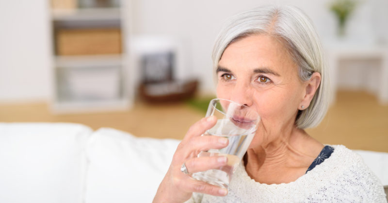 drinking water helps skin stay hydrated