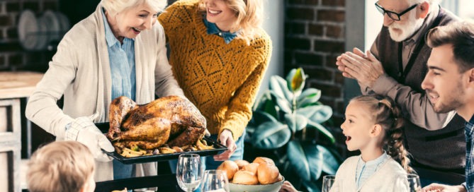 5 Tips To Stay Healthy During The Holidays 3 family having holiday dinner