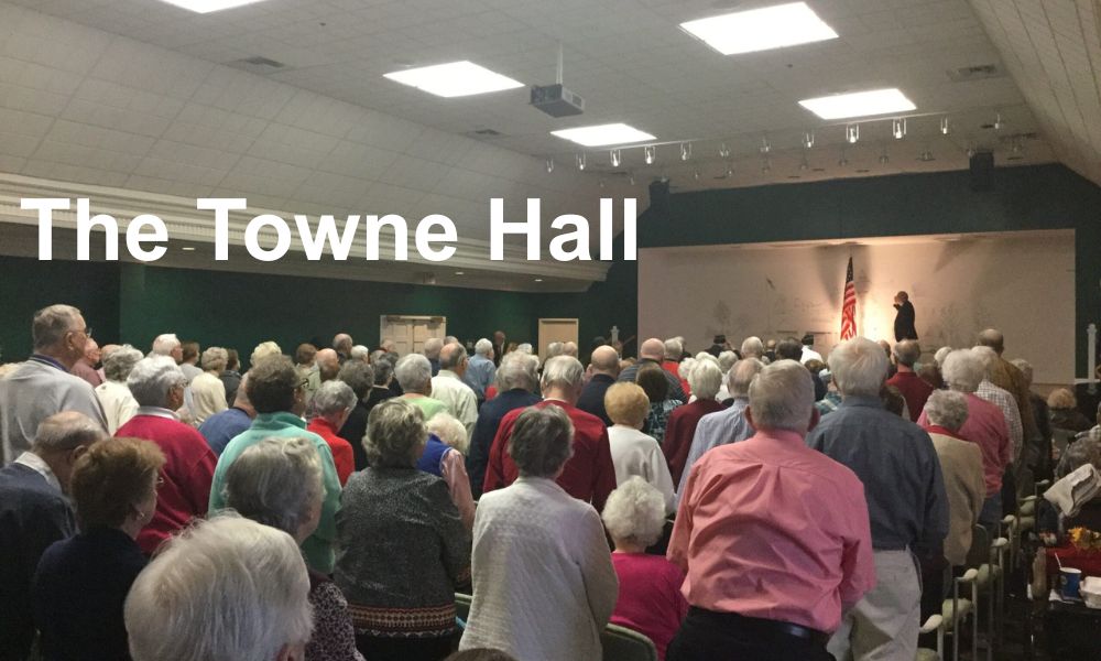 Independent Senior Living Amenities the towne hall is a standout among our independent senior living amenities, serving as the go-to spot for live performances and community events